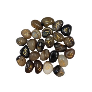Black Onyx Rune Stones 20-30mm Black Onyx Rune Stones 20-30mm